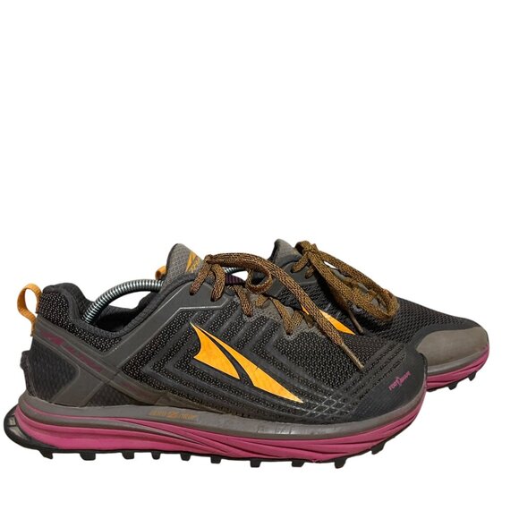 Altra TIMP 1.5 Running Sneakers Grey Orange Plum ALW1957F253 Women's Sz 8 - Picture 1 of 7